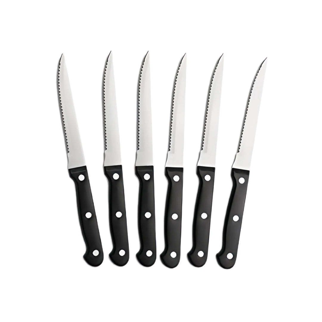 Bread and meat cutting stainless knives