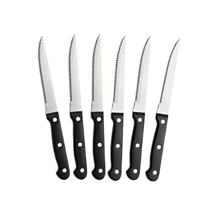 Bread and meat cutting stainless knives