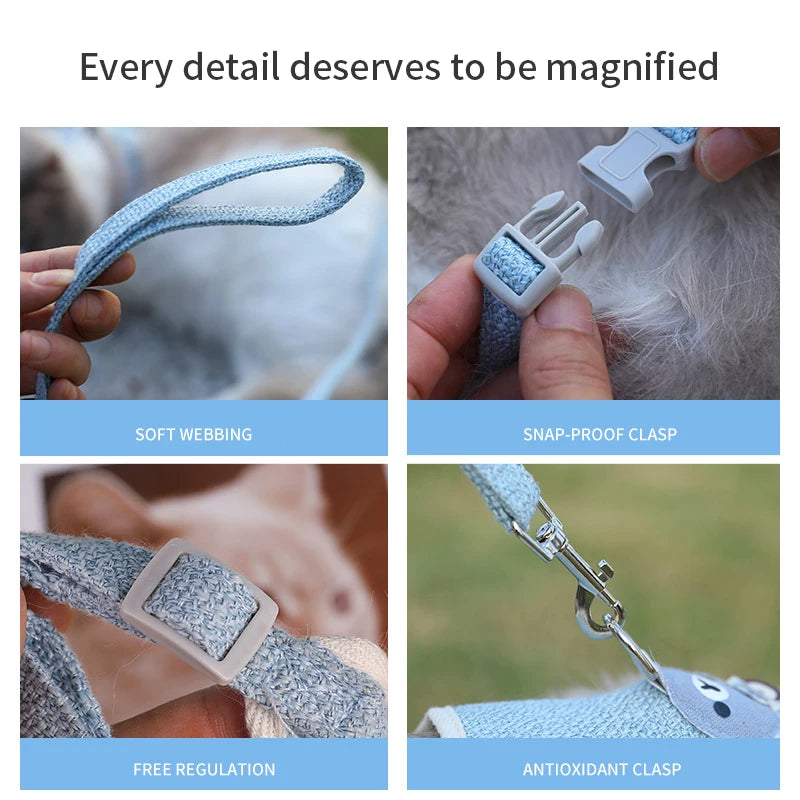 Breathable Rabbit Vest for Pets
