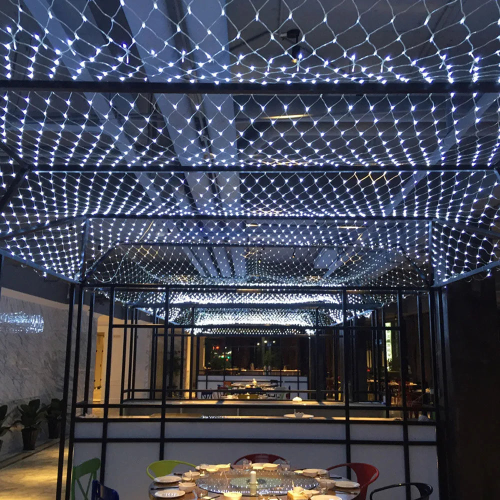 Bright Waterproof LED Mesh Lights for Weddings