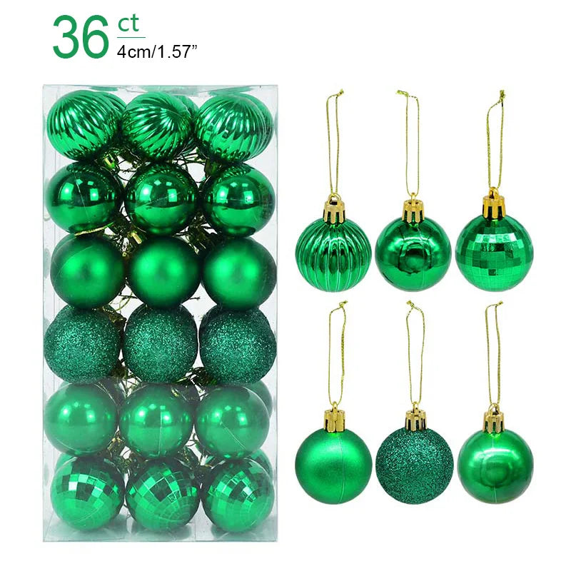 Bright and festive Noel-themed ornaments