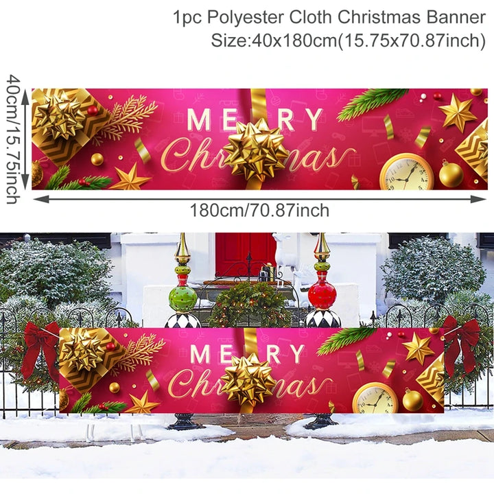 Bright banner for Merry Christmas