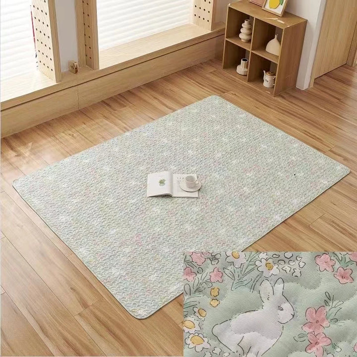 Bunny Sleeping Fence Mat