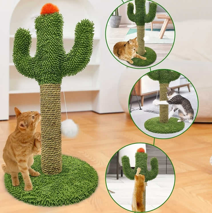 Cactus cat climbing tree 2-in-1 design