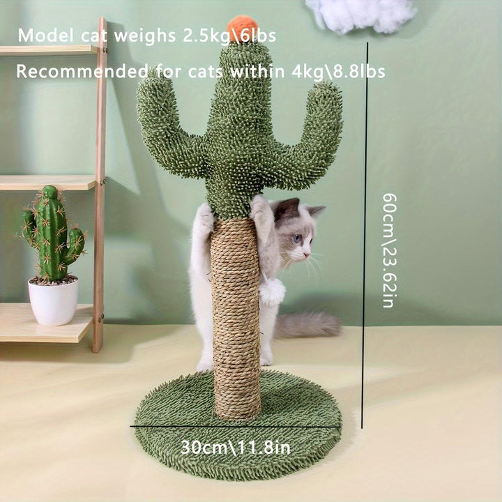 Cactus scratch post for kittens and adult cats