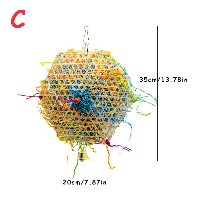 Cage Chewing Toy For Parrots