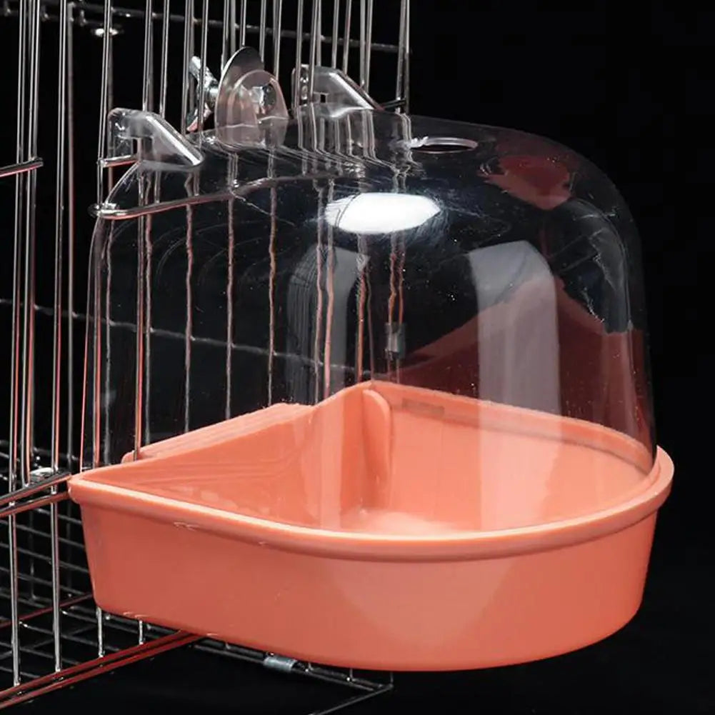 Caged Bird Bath for Parrots