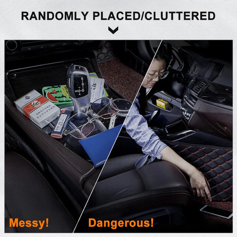 Car Seat Back Organizer with Multiple Storage Pockets