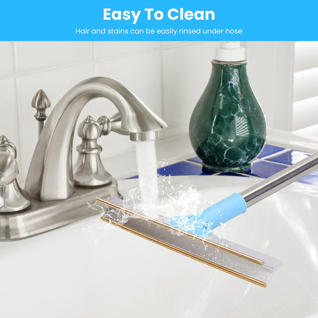 Carpet rug pet hair rake