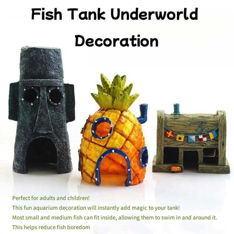 Cartoon Fish Tank Accessories