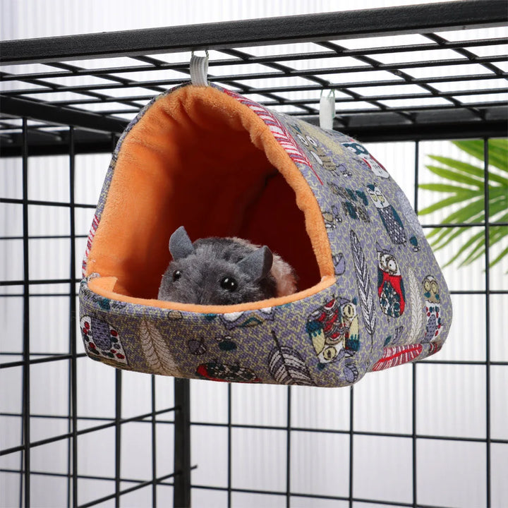 Cartoon Rabbit Hamster Sleeping Bed