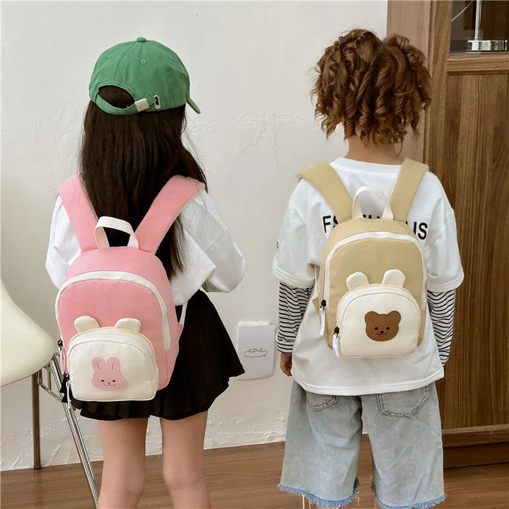 Cartoon bear backpack for little kids
