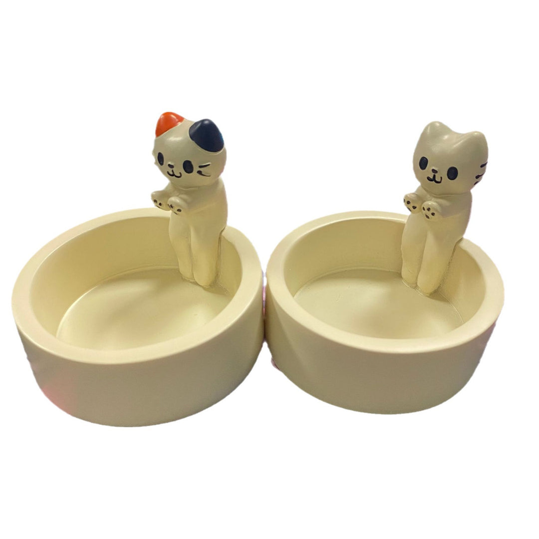 Cartoon kitten candle decor