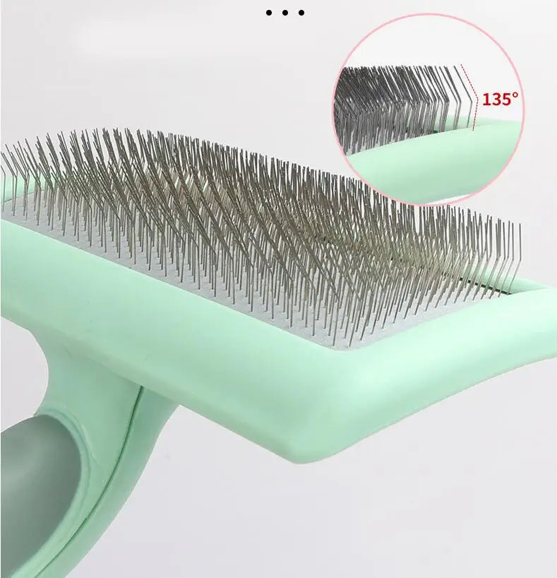 Cat Comb Brush with Stainless Steel Teeth
