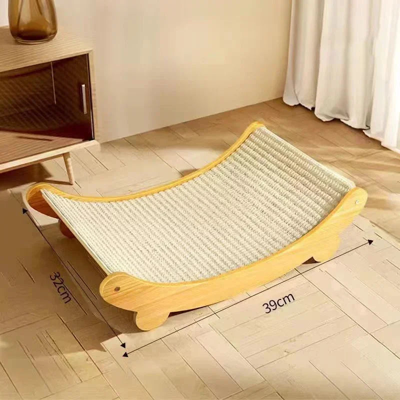 Cat Scratching Pad with Sleeping Bed