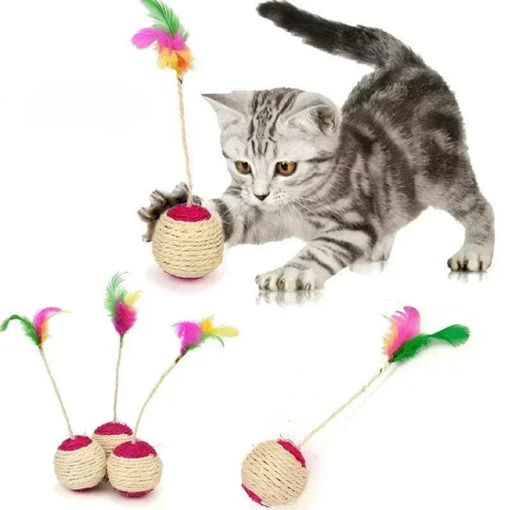 Cat Toy Sisal Scratching Ball 