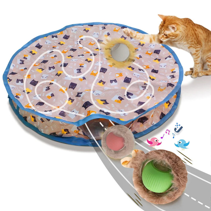 Interactive Cat Toys Ball Fast Rolling