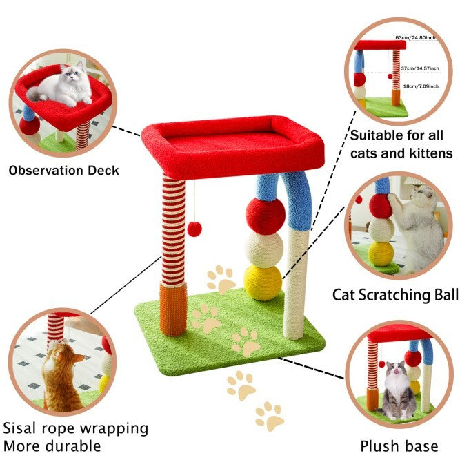 Cat Tree With Built-In Resting Spot