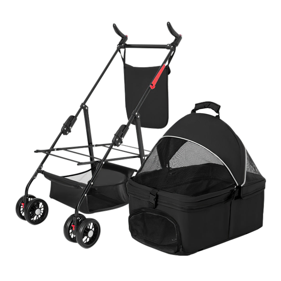 Cat and dog foldable stroller