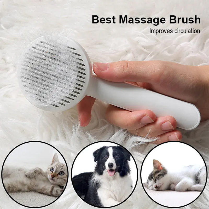 Cat brush for long and short hair