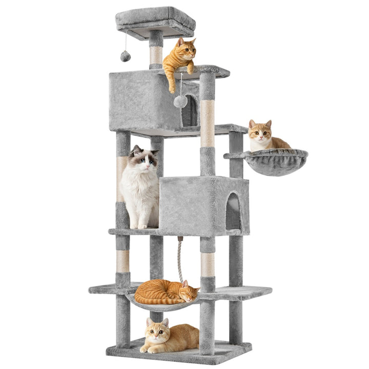 Cat condo with extended platform