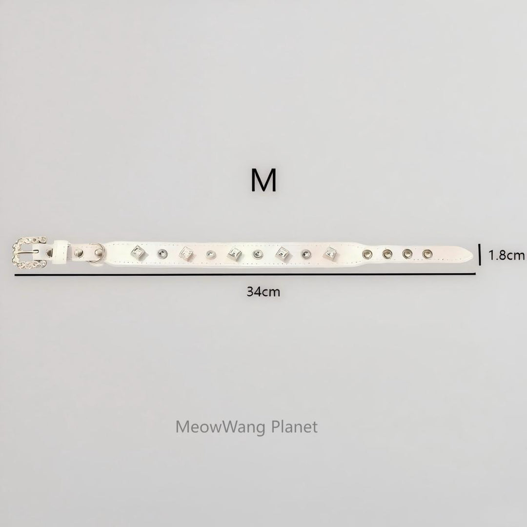 Cat dog gemstone walking collar