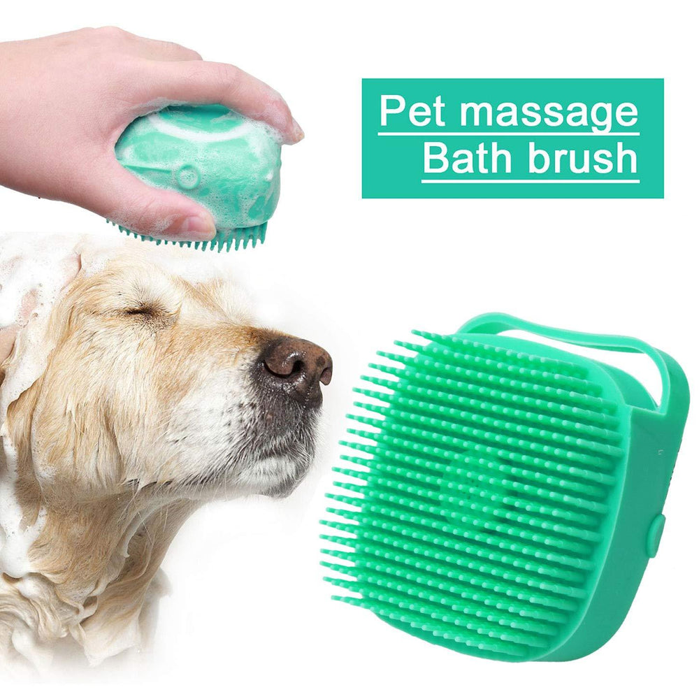 Cat grooming scrubber for bathing pets