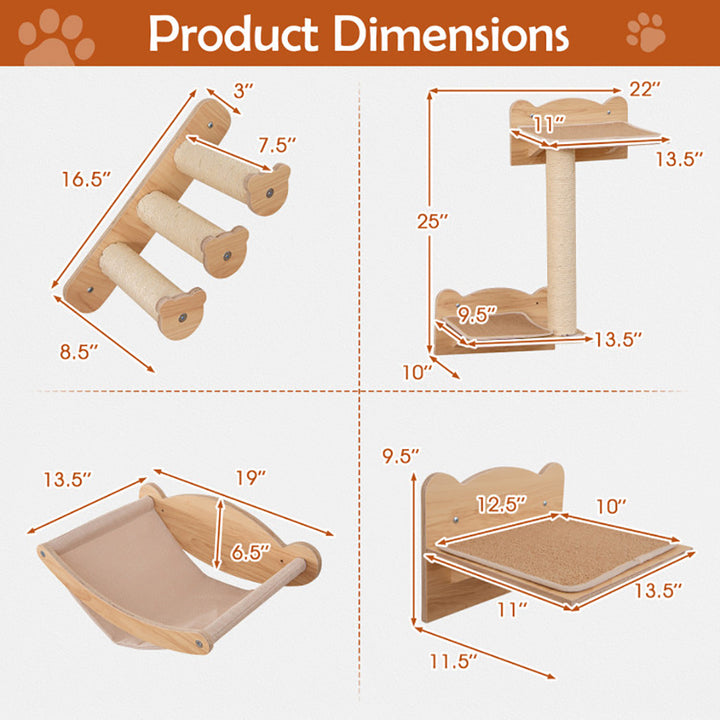 Cat hammock and wall perch