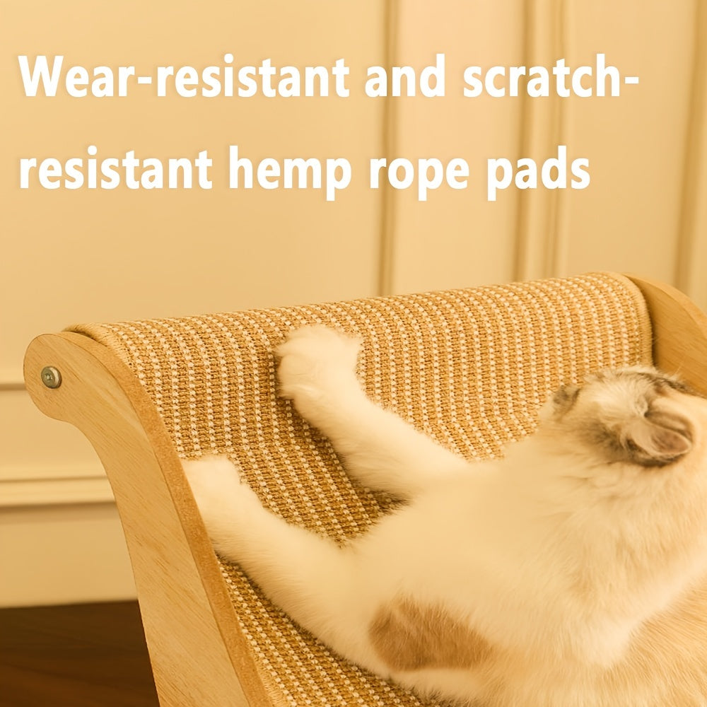 Cat hammock with sisal scratching post