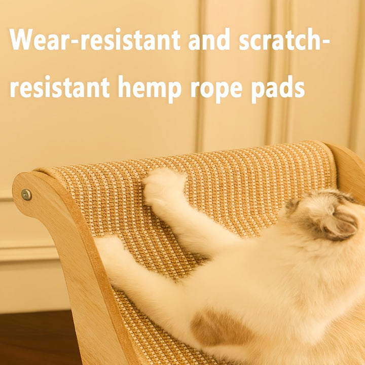 Cat hammock with sisal scratching post