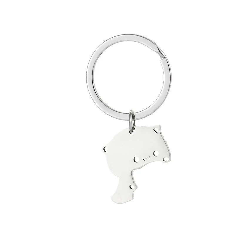 Cat lover’s keychain accessory