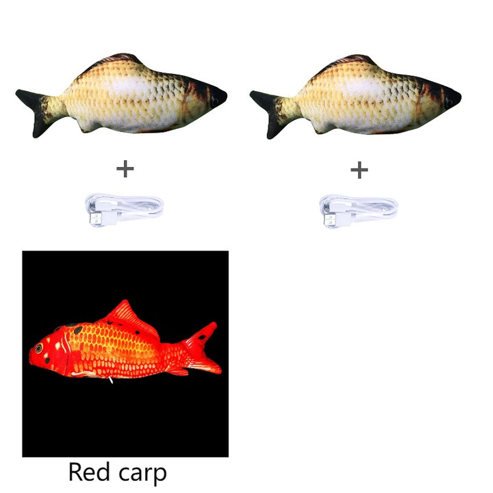 Cat toy electric flopping fish