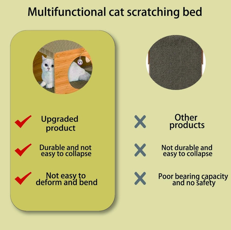 Cat tunnel with self-improvement drilling holes