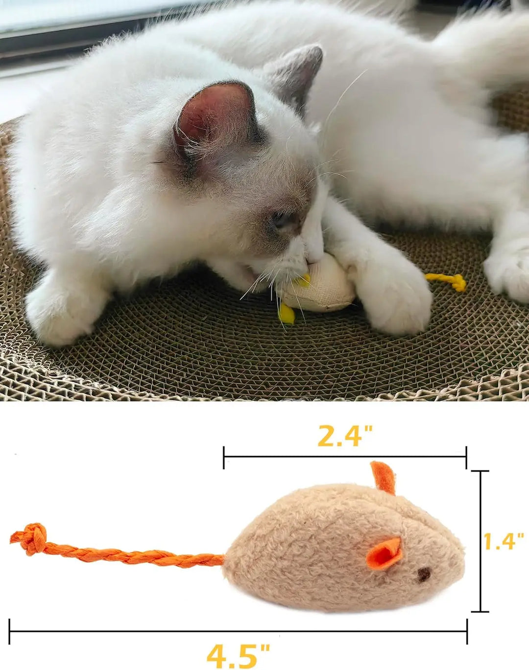 Catnip-Filled Mouse Toys