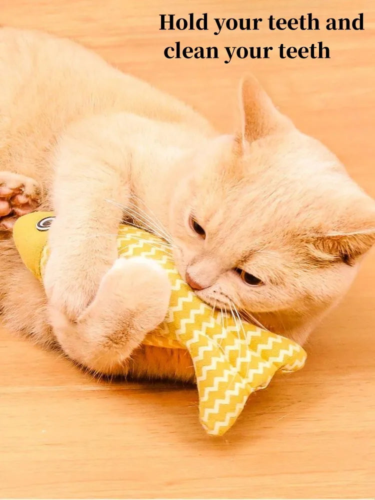 Catnip Cat Toy for Chewing and Grinding
