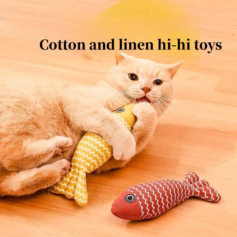 Catnip Fish Bite Toy for Kittens
