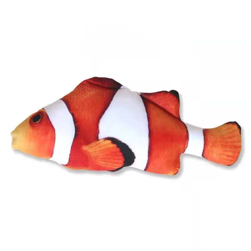 Catnip Scented Fish Pillow