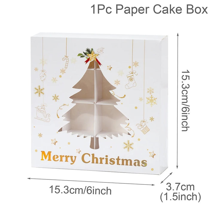 Charming Christmas gift wrapping candy boxes