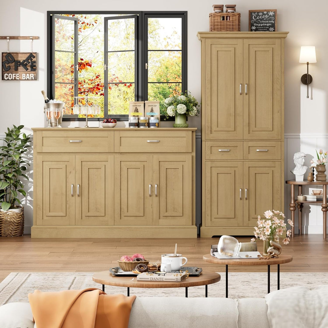 Chic Kitchen Credenza with Doors
