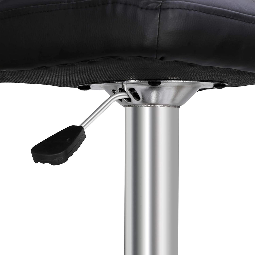 Chic PU Leather Bar Stools – Swivel & Adjustable
