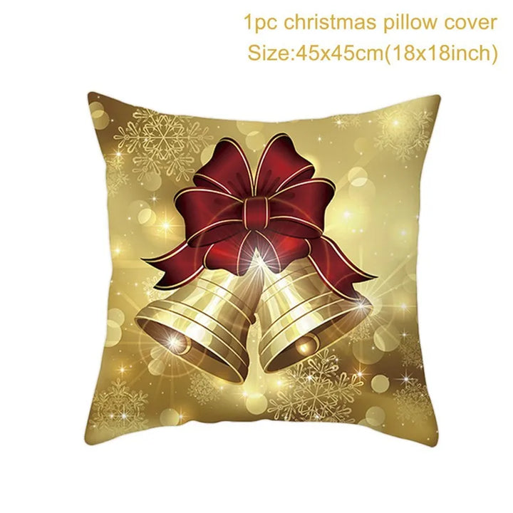 Christmas Bell Style Pillow Covers