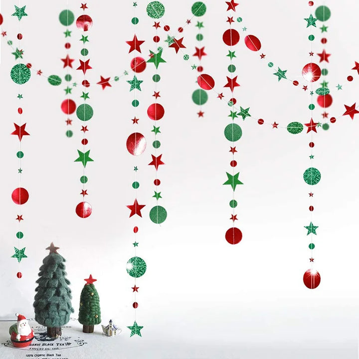 Christmas Eve party banner garland