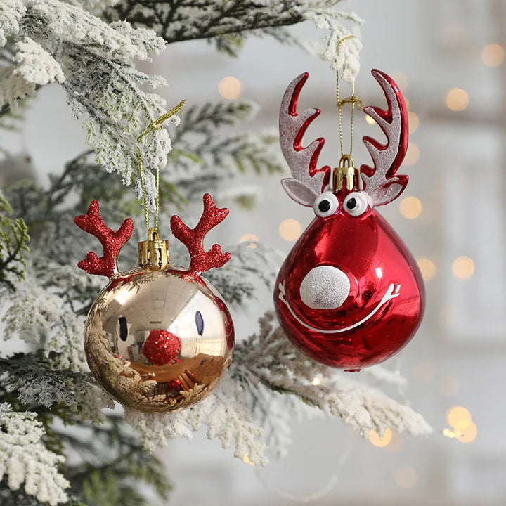 Christmas Tree Elk Baubles Hanging Ornaments