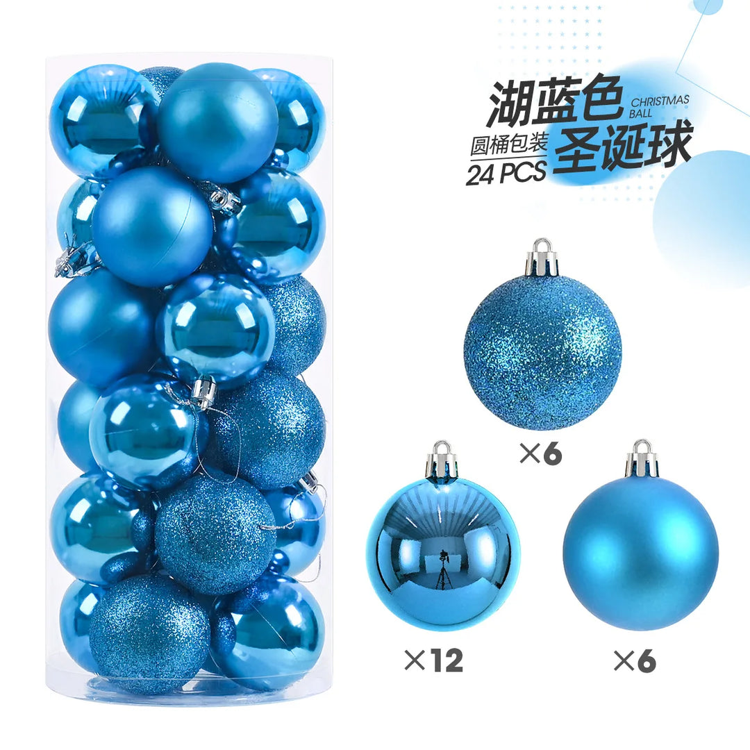 Christmas Tree Ornaments 24pcs 3cm Balls