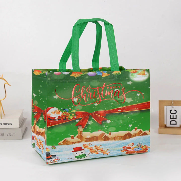 Christmas candy packaging with snowman art