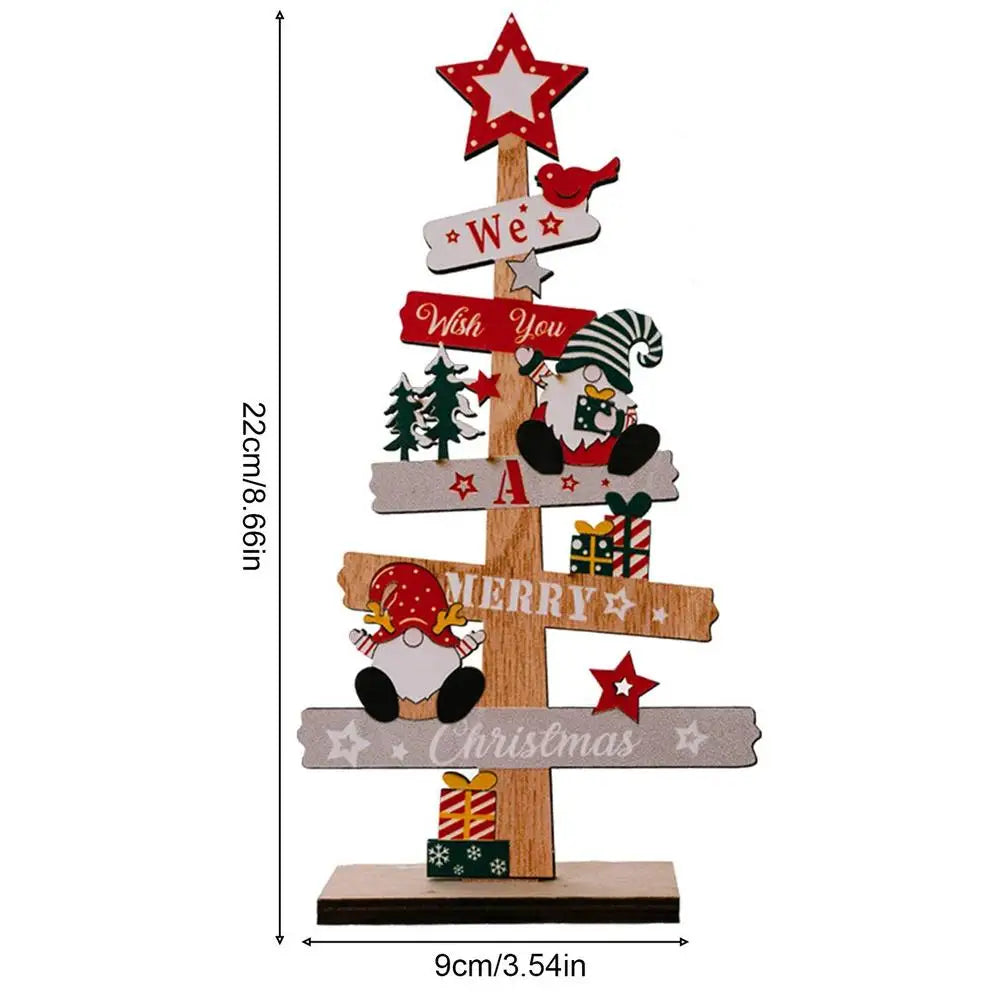 Christmas desktop tree with festive designs