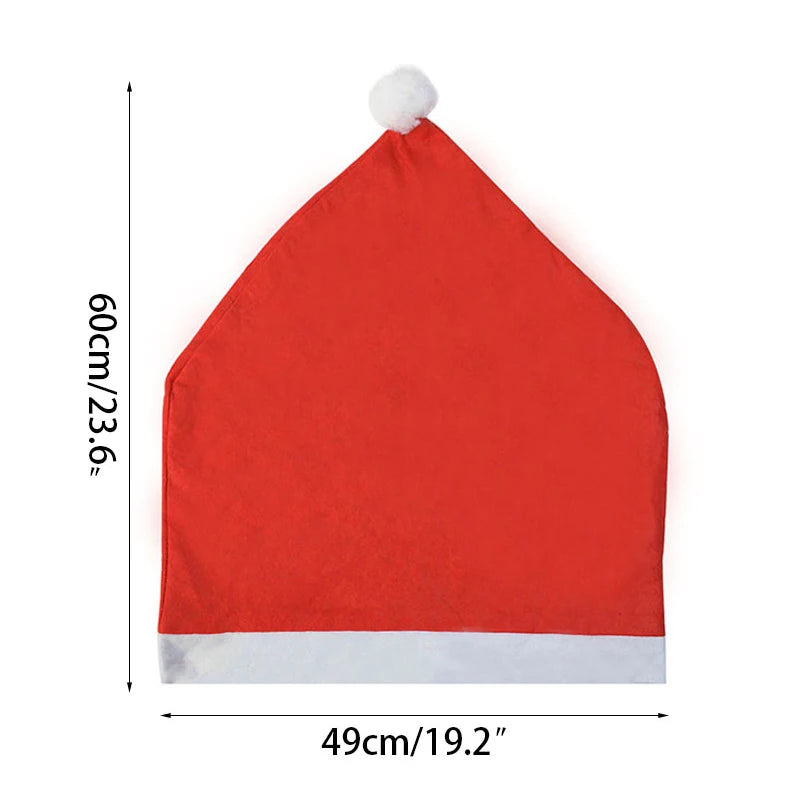 Christmas dining table chair decorations