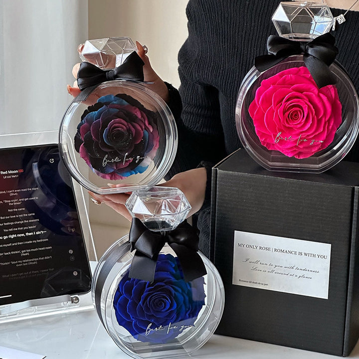 Christmas dried rose gift