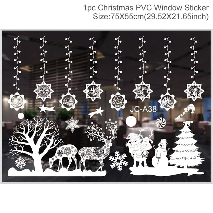 Christmas festive Window sticker 