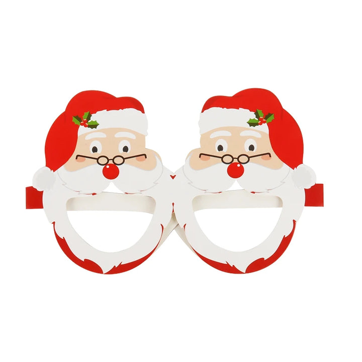 Christmas paper glasses for festive parties